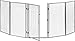 IB-Style - Fireplace safety barrier "Luam" | silver | lengh 315 cm - 7 parts à 45 cm |stair gate door gate children baby kids