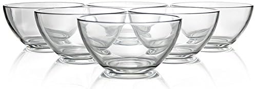 Blues Poon Glass Dishes 6 teiliges Schalen Set