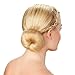 Hair-so? Massive 6 Inches Wide Big Hair Bun Extra Large Hair Doughnut Donut Bridal Wedding Hollywood Hair Style Bun Ring - Choose Colour- Brown, Black or Blonde (Blonde)