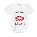 Produktbild Neugeborene Baby Boy Girl rot Lippen Body Strampler Overall Baumwolle Kleidung