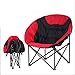 Produktbild Outdoor-Freizeit & Camping Stuhl Mit Edelstahlrahmen & Gepolstertem Design, Ergonomischer Sommer-Angelstuhl, Faltbar & Tragbar (Color : Red)