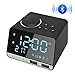 Produktbild Digataler Radiowecker, Kitbeez Digital Wecker Funkuhr Bluetooth Lautsprecher mit FM Radio, Dual Alarm, USB-Ladeanschluss, Schlummerfunktion, Thermometer, AUX, TF-Karte Spielen, Mikrofon, Hands-Free Call für Schlafzimmer, Büro, Tisch und Stuhl