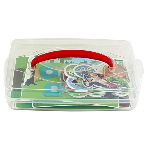 Picnmix Waldtiere Lernspiele für Kinder ab 3 Jahre bis 7 Jahre Aufkleber Puzzle Spiel Spielzeug - 7