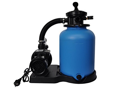 8,0m³/h Sandfilter ECO Ø 400 mit SPS-100-1 Pumpe bis 40m³ Becken - 4