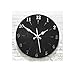 Produktbild XiYunHan Nordic Log wanduhr Wohnzimmer Kreative Stille Mode einseitige 12 Zoll (Color : Black)