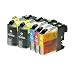Produktbild LS 5 Patronen für Brother LC125/LC127 2xbk 1xcmy 2xBK,28 ml,CMY je 28 ml,kompatibel