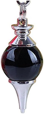 xinyiwei Natural Gemstone Crystal Pendulum Pendant Eye-catching Stone Ball Pendulum Pendant With Chain