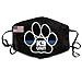 Produktbild Masken, Masken für Erwachsene, Fashion Outdoor Mouth Mask, Face Masks with Design, K-9 Unit Blue LINE Unisex Face Masks Dust Mask Fashion Masks Anti-Dust Flu Mouth Mask Breath Outdoor Mask Outwear