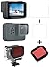 Produktbild 3 in 1 Zubehör Kit für GoPro Hero 5 Kamera Schutz Tempered Glass Screen + Tauchen Filter für Sport Kamera - InnoMagi