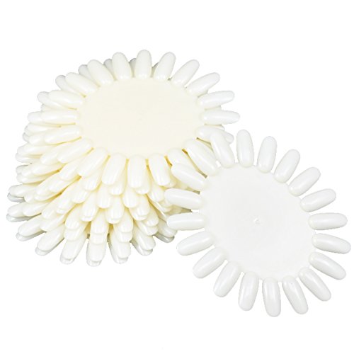 Beauties Factory Display Practice Nail Wheel (Natural Cream) x 10pcs