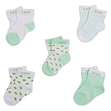 CHIC-CHIC 5 Pairs Cute Toddler Newborn Baby Socks Lovely Soft Elastic Ankle Socks for Baby Girls Boys