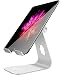 Produktbild Tablet ständer, Gritin Handyhalterung Phone Dock Multi Winkel Aluminium verstellbar Stabil Stand für iPad Air Mini 2 3 4, iPad Pro 9.7 / 10.5, iPhone X und anderer Tablets