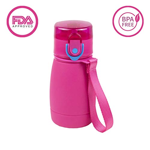 Cheeky Chimp botella de agua, a prueba de fugas, botella de pajita para bebidas, sin BPA, botella de agua reutilizable, para niños, correr, ciclismo, bicicleta, apto para lavavajillas