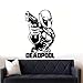 Produktbild Stycars® Wall Sticker, Deadpool Marvel Superhero Children's Decal Art Decal [Size: 58x87 CM]