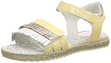  Primigi PES 34311, Sandalia con Pulsera para Niñas, Amarillo (Vaniglia/Platin 3431111), 35 EU