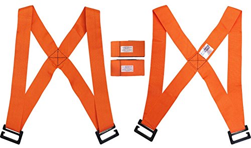 2 Personen Tragegurt für Waschmaschine und Möbel 4tlg,Hebegurt für Gegenstände bis zu 300 kg - 7