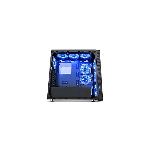 NOX Hummer TGX Torre Negro Carcasa de Ordenador - Caja de Ordenador  Torre  PC  SPCC  Vidrio Templado  ATX EATX ITX Mini-ATX  Negro  Juego 