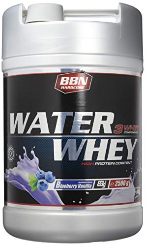 BBN Hardcore Water Whey Protein blueberry Vanilla, 1er Pack (1 x 2.5 kg)