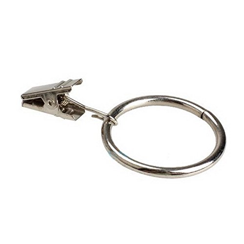 Youpin 10  Mehrzweck Vorhang Clip 3,8 cm Durchmesser Fenster Vorhangringe geschwungen Metall Klemmen - 4