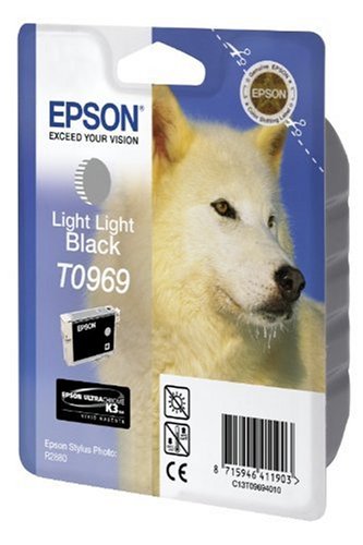 Epson T0969 Tintenpatrone Husky, Singlepack hell schwarz - 2