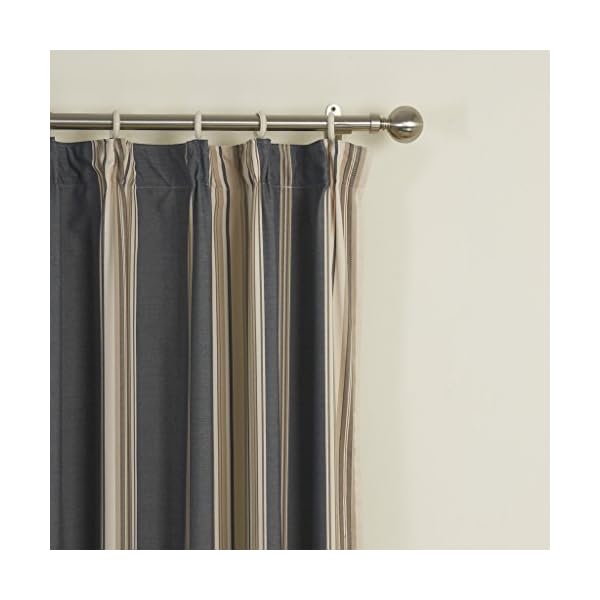 Gwell Supersanft Stripe Curtain Opaque Curtain Top Quality Curtain for Living Room Bedroom 245X140 CM Pack of 1 - Image 3