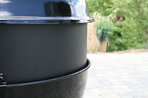 BBQ-TORO Grillspieß Set für Weber Kugelgrill (57 cm) und viele andere Modelle, Rotisserie, Drehspieß für Holzkohle Grill - 4