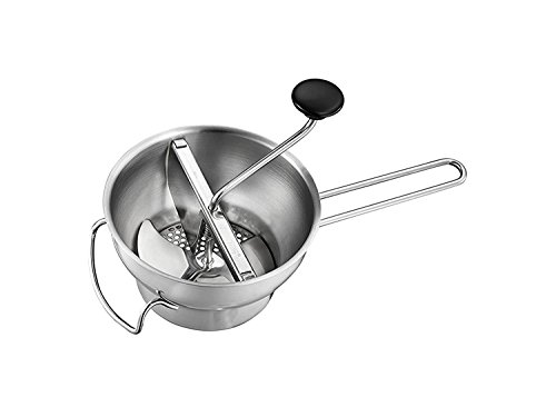 Gefu 89210 Passiergerät „FLOTTE LOTTE“ multifunktional inkl. 3 Lochscheiben + Edelstahlstyling Universalmesser Geschenkset - 2