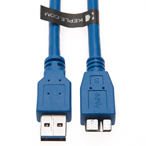 0.5m USB 3.0 Super Speed Kabel Verbindungskabel/Datenkabel für Seagate Xbox / Backup Plus Slim / BackupPlus / Expansion / STEB2000200 / STBV2000200 / Wireless Plus | Maxtor M3 | Verbatim Store ’n‘ Go | Hitachi HGST Touro S externe tragbare Festplatte - 2