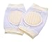 1 Pairs Reticular Crawling Baby Knee Pads Protector Kids Knee Pad YELLOW
