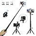 Price comparison product image JPARR Selfie Stick, 3 in 1 Extendable Mini Pocket Selfie Stick Tripod with Wireless Remote Camera Monopod Phone Holder 360 ° Rotation for Gopro/DSLR/iPhone/Samsung/LG/Moto and More