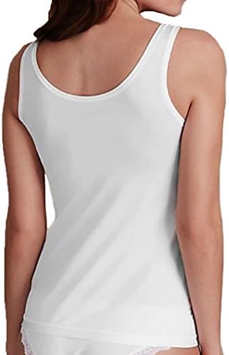 Storelines Pack Of Two Ladies Famous Make White Flexi Top Built Up Shoulder Vest. Sizes 6 8 10 12 14 16 18 20