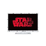 smart tv 26 blanco Decorado con cazas X-Wing y efecto de sonido sable de luz