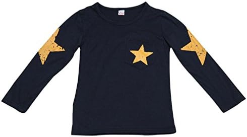 For 2-6 Years Old,Hukz Baby Boy Infant Toddler Kids Long Sleeve Star Print T-shirt Top Clothes (3 Years, Navy)