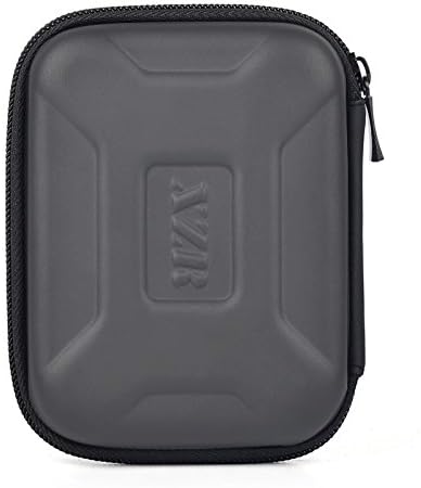 XZR Portable Hard Drive Disk Case Waterproof EVA Bag Storage Box for 2.5" Mobile Hard Drive and 3.5" Power Bank