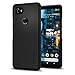 Price comparison product image Spigen [Thin Fit] [Black] Case for Google Pixel 2 XL, Hard PC Premium Matte Finish Coating Phone Cover for Pixel 2 XL Case (2017) (Not Compatible with Pixel XL 2016) - Black - F17CS22285
