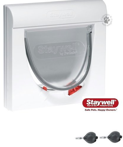 Supplied With Two Keys The Staywell Magnetic 4 Way Locking Classic 932 Cat Flap