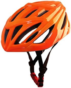 Matry-049 One-piece-forming helmet night riding a Bicycle helmet profession for Road & Mountain Biking - Safety Certified Bicycle Helmets for Adult Men & Women, Teen Boys & Girls - Comfortable , Lightweight , Breathable LED taillights ( Color : Orange )