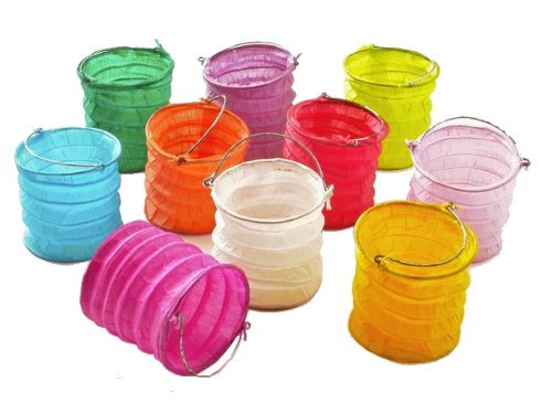 kadoh Papierlampions Set of 10 Rainbow (S)