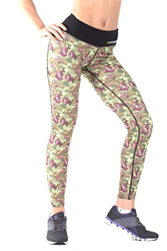 Preisvergleich Produktbild FA WEAR Le g gins - Roses - green - M