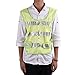 Produktbild Sicherheitsweste reflektierende Weste Hygiene reflektierende Sicherheit Outdoor-Sportbekleidung super helle Verkehrswarnung reflektierende Schutzweste für Nachtlaufen mit reflektierenden Streifen