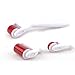 Lmeison Best Facial Skin Care Needle Micro 3 in 1 Kit (1.0mm+1.5mm+0.5mm) - Acne Scars and Stretch Marks Derma Skin Roller -White