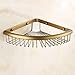 Produktbild chl TQCVOB Badezimmerzubehör WC-Badezimmer Alle Kupfer Antike Einreihige Racks Badezimmer Wand in Dusche Gel Rack Badezimmer Eckschrank Mesh Korb Stativ