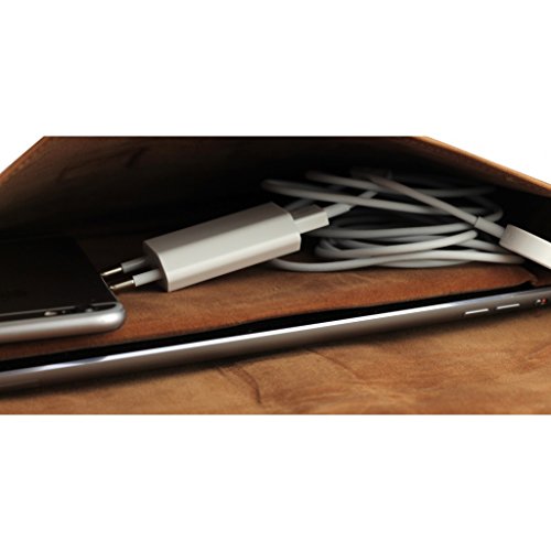 A.P. Donovan – Hülle für iPad 2 / 3 / 4 und iPad Air 1 / 2 – Etui, Case, Cover – Tasche / Schoner fürs Tablet – Vintage – braun – aus Leder - 9