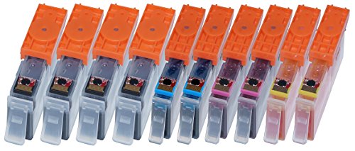 10x Kompatibel HP 364XL Druckerpatrone mit Chip und Füllstand (Hohe Kapazität) für HP Deskjet 3070 3520 eAIO 3522 eAIO 3524 eAIO D5445 D5460 (4 Schwarz, 2 Cyan, 2 Magenta, 2 Gelb) - 2