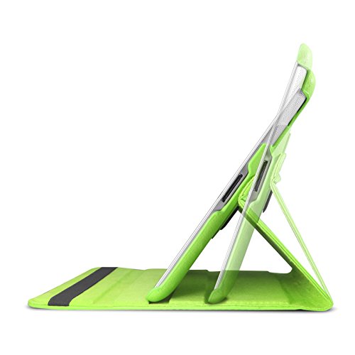 iPad 2 3 4 Hülle,Infiland PU Ledertasche lederhülle 360°Drehbarer Stand Smart Cover Case Schutzhülle Tasche Etui für Apple iPad 2,iPad 3, iPad 4(mit Auto Schlaf / Wach Funktion)(Grün) - 6