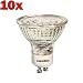 Produktbild 10er Pack GU10 48 SMD LED Spot (260lm - Tageslicht - 6400 K - GU10 Sockel - 230V AC - 3 Watt - Ø50×53mm - 10 Stück)