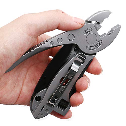 Preisvergleich Produktbild AimdonR Multitool Zangen Schraubendreher Verstellbarer Schraubenschlüssel Backenschlüssel Reparatur Überleben Werkzeug Outdoor Camping Werkzeuge