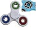 Produktbild 3D Fidget Spinner Brass Hand Toy Finger Bar EDC Games Weiß Spielzeug