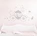 Produktbild Wandtattoo Kutsche Prinzessin Cinderella Sterne Sternenhimmel Sternensticker M1188 (grau)