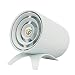 Produktbild Mini-USB-Ventilator-Haus-Ruhe-Noten-Steuerung 2 Beschleunigt Metallaluminiumlegierung-Doppelbewegungs-Tabellen-Ventilator-Doppelt-Doppeltwind-Rotor-Schreibtisch-Ventilator-Zylinder-Form-Schreibtisch-Stehender Ventilator Für Haus, Büro, Im Freien